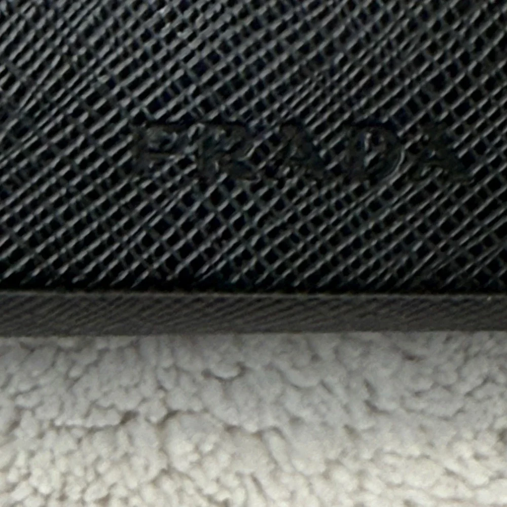 Prada Black Saffiano‎ Leather Hard Case for Eyeglasses Sunglasses Glasses